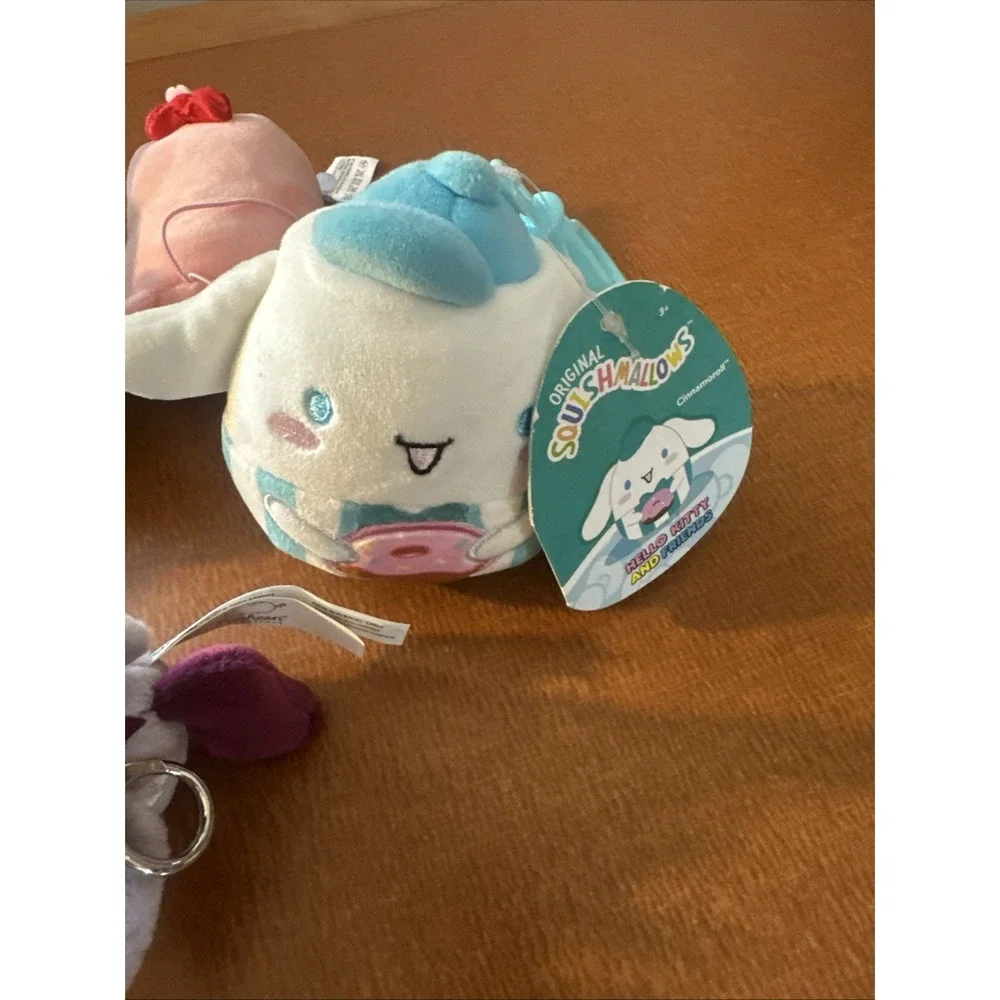 Lot Of 9 Small Squishy Plush: Swuishmallows, TY, Smoochy, Others Some With‎ Tags